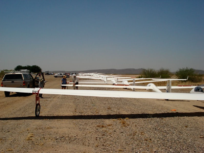 Flight line at Turf Region 9